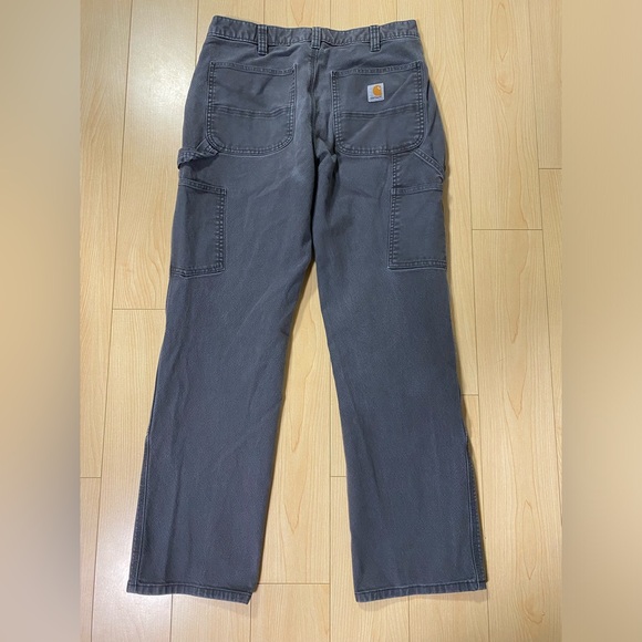 Men’s double knee carhartt pants grey - Picture 2 of 3